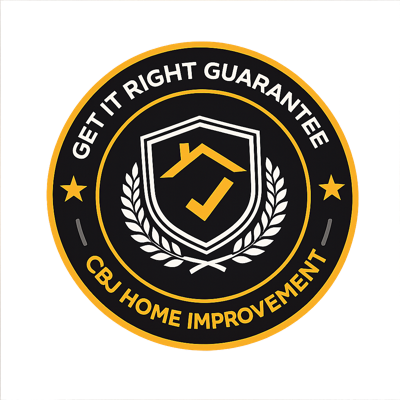 CBJ Home Improvement Get It Right Guarantee badge