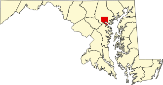 Baltimore City map