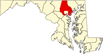Baltimore County map