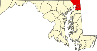 Cecil County map