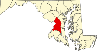 Prince George's County map